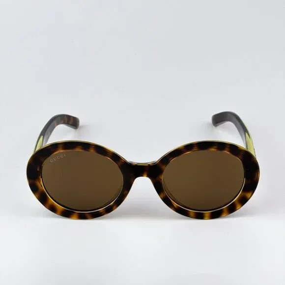 Gucci GG1722SA 002 BRAND NEW Sunglasses Spotted Havana Nicotine Brown Unisex